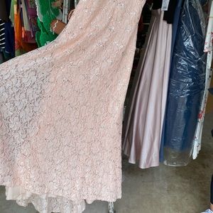 Pink prom dress
